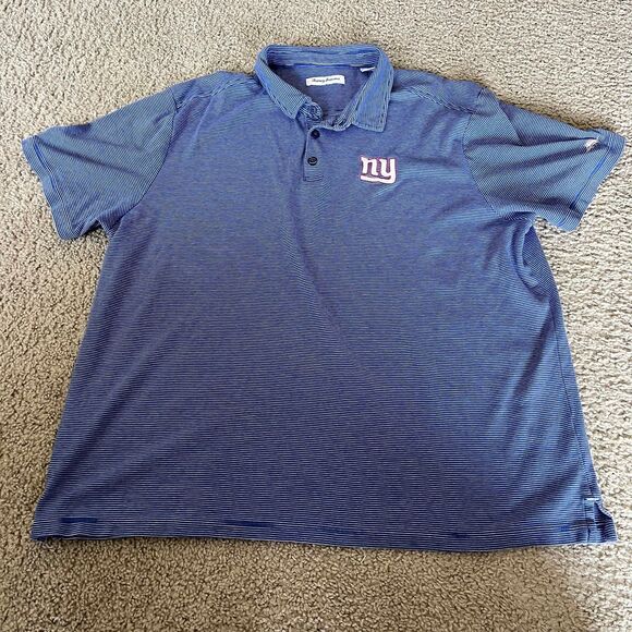 Tommy Bahama Other - Tommy Bahama New York Giants NFL Polo Dress Shirt Men’s Size‎ 2XL Blue